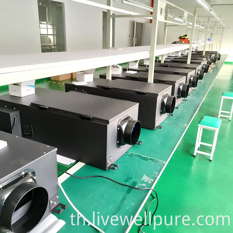 Ict600 Ceiling Mounted Waste Gas Treatment System Air Purifier For Sewage Treatment Plant1